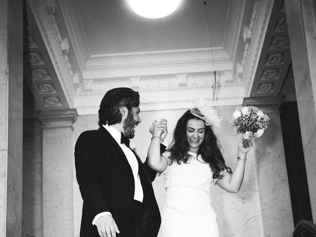 George and Francesca's Wedding in Marylebone, West Central London 14