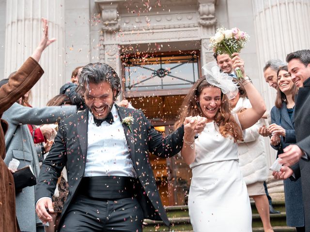 George and Francesca's Wedding in Marylebone, West Central London 18