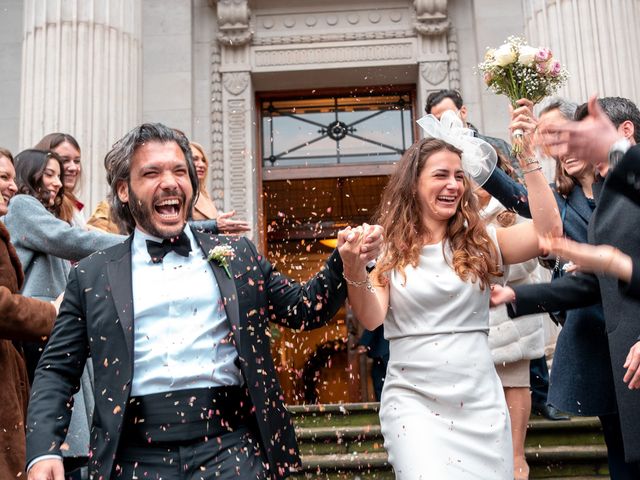 George and Francesca's Wedding in Marylebone, West Central London 19