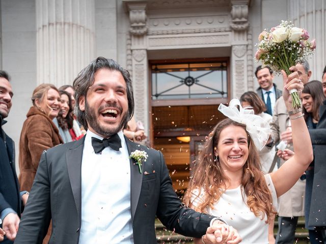 George and Francesca's Wedding in Marylebone, West Central London 20