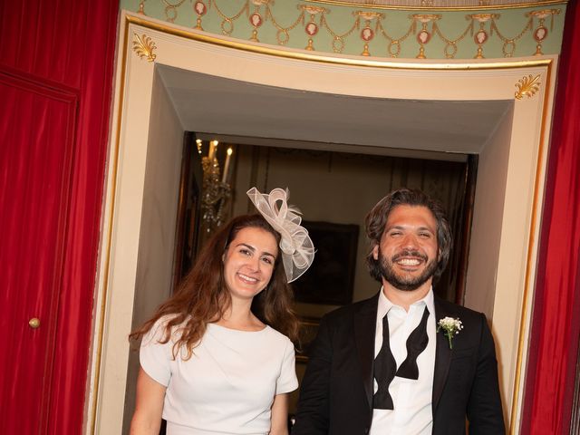 George and Francesca's Wedding in Marylebone, West Central London 24