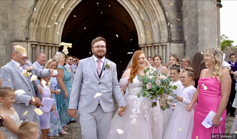 Lewis and Charlotte's Wedding in Christchurch, Dorset