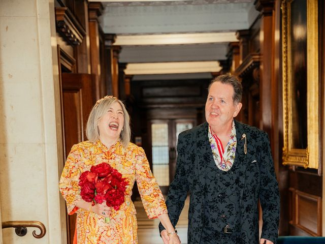 Paul and Daria's Wedding in Marylebone, West Central London 22