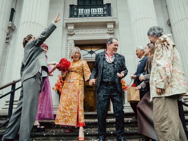 Paul and Daria's Wedding in Marylebone, West Central London 30