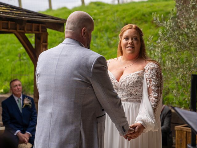 John and Caitlin's Wedding in Llangollen, Denbighshire 4