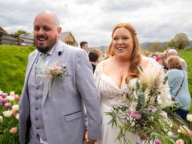 John and Caitlin's Wedding in Llangollen, Denbighshire 14