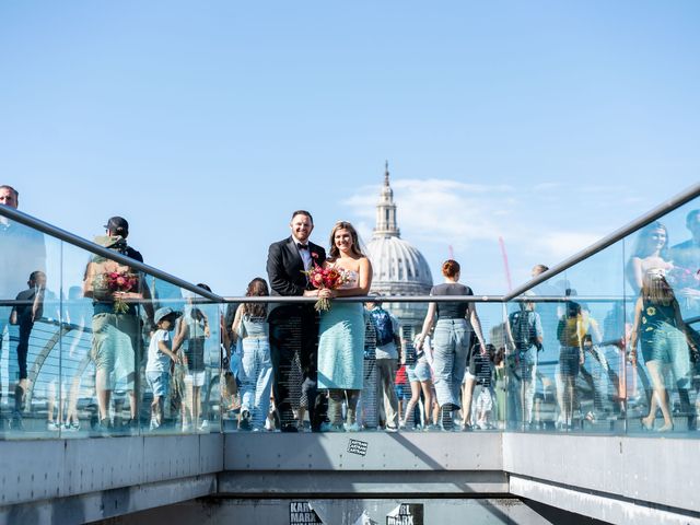 Sal and Allison's Wedding in City of London, East Central London 368