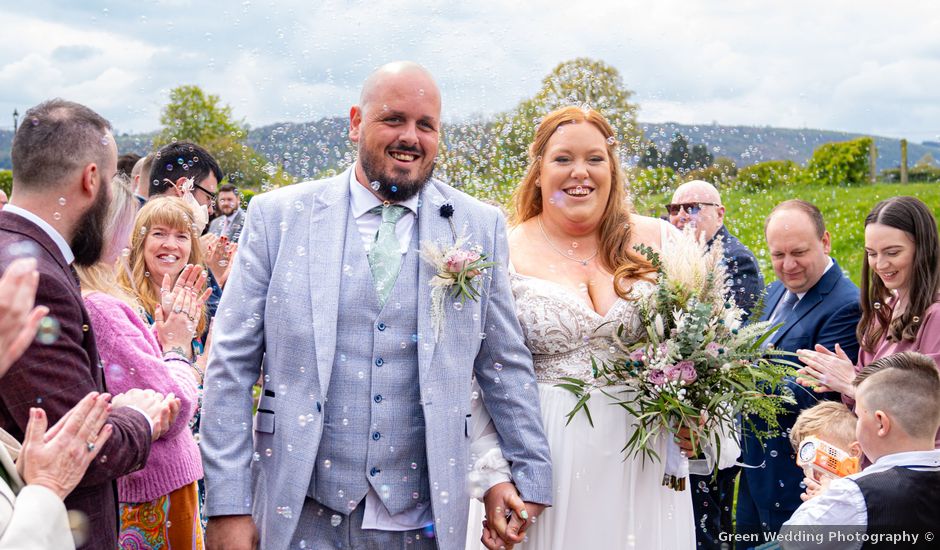 John and Caitlin's Wedding in Llangollen, Denbighshire