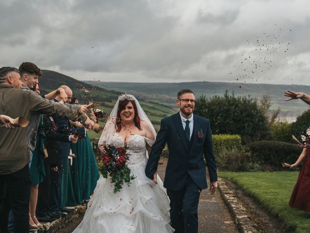 James and Marie&apos;s Wedding in Ravenscar, North Yorkshire 12