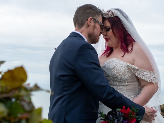 James and Marie&apos;s Wedding in Ravenscar, North Yorkshire 21