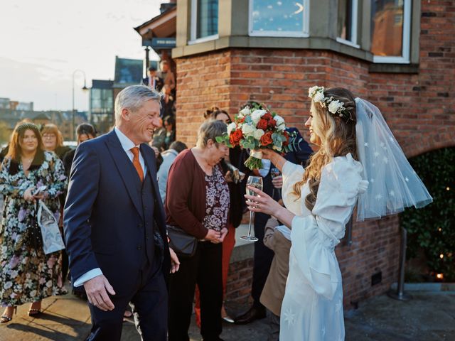 Tamsin and Dan&apos;s Wedding in Castlefield, Greater Manchester 35