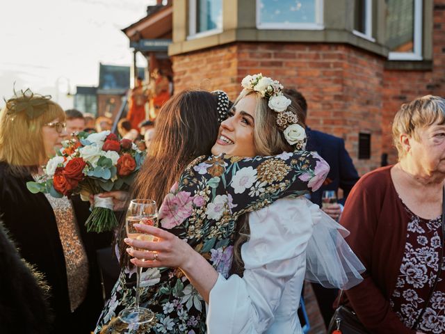 Tamsin and Dan&apos;s Wedding in Castlefield, Greater Manchester 38