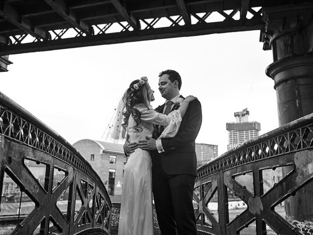 Tamsin and Dan&apos;s Wedding in Castlefield, Greater Manchester 51