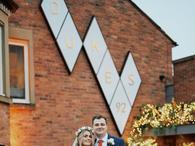 Tamsin and Dan&apos;s Wedding in Castlefield, Greater Manchester 61