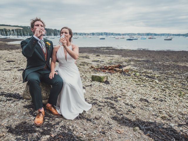 Jake and Katy&apos;s Wedding in Falmouth, Cornwall 43