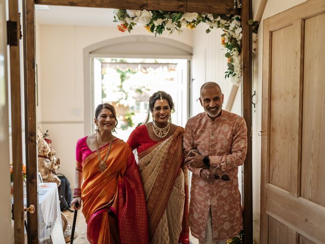Jonathan and Devika's Wedding in Dumbleton, Worcestershire 11