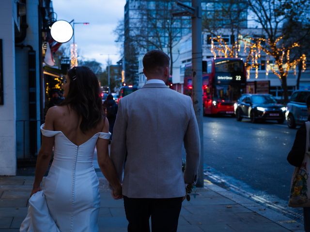 Jack and Jess's Wedding in Central London, South West London 37