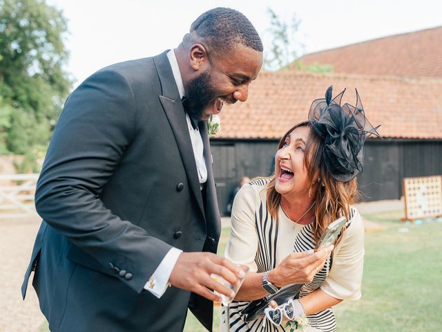 Kahmarl and Tamzin's Wedding in Ongar, Essex 25