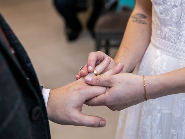 James and Sarah&apos;s Wedding in Blanchland, Durham 21