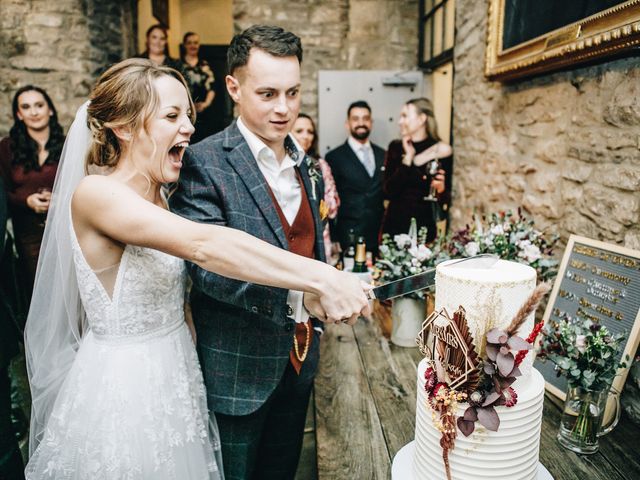 James and Sarah&apos;s Wedding in Blanchland, Durham 37