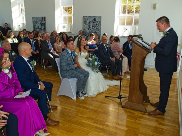 Joseph and Katie&apos;s Wedding in Caernarfon, Gwynedd 70