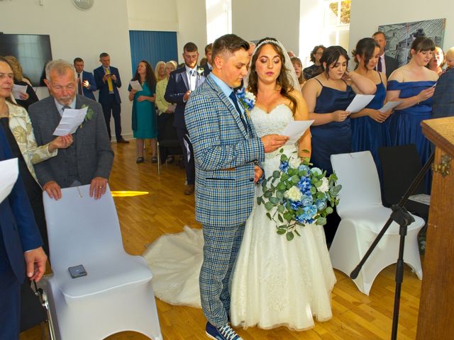 Joseph and Katie&apos;s Wedding in Caernarfon, Gwynedd 80