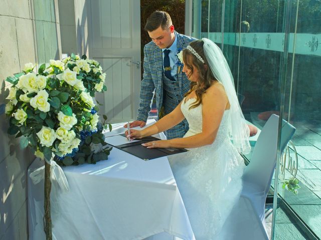 Joseph and Katie&apos;s Wedding in Caernarfon, Gwynedd 81