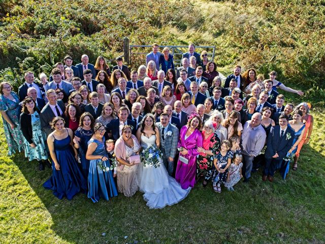 Joseph and Katie&apos;s Wedding in Caernarfon, Gwynedd 88