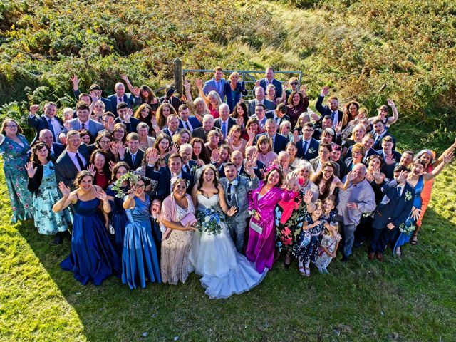 Joseph and Katie&apos;s Wedding in Caernarfon, Gwynedd 89