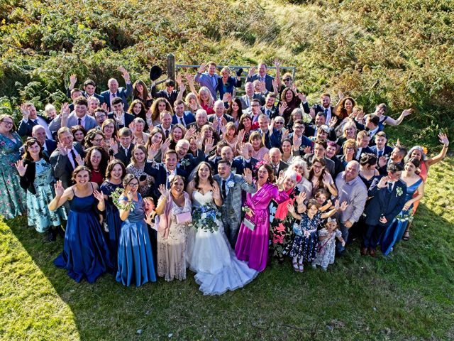 Joseph and Katie&apos;s Wedding in Caernarfon, Gwynedd 90