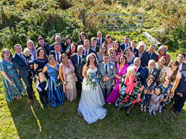 Joseph and Katie&apos;s Wedding in Caernarfon, Gwynedd 93