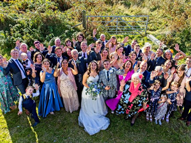 Joseph and Katie&apos;s Wedding in Caernarfon, Gwynedd 94