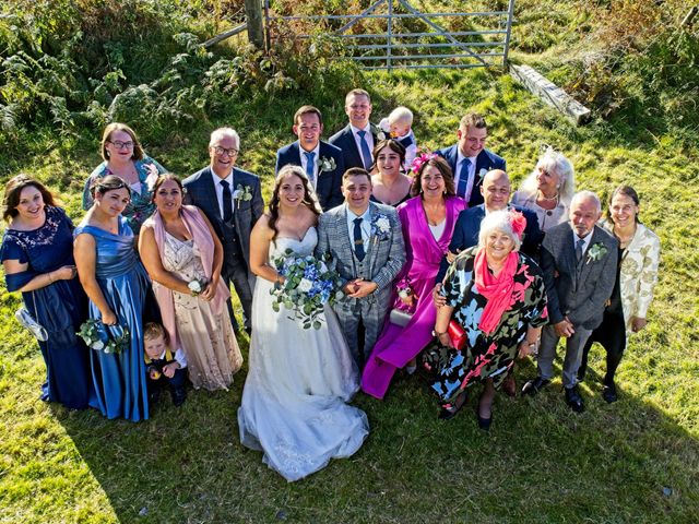 Joseph and Katie&apos;s Wedding in Caernarfon, Gwynedd 95