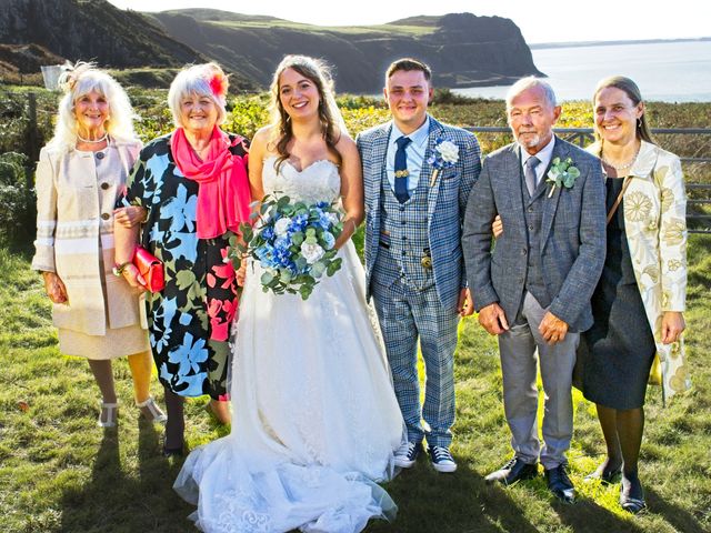 Joseph and Katie&apos;s Wedding in Caernarfon, Gwynedd 97