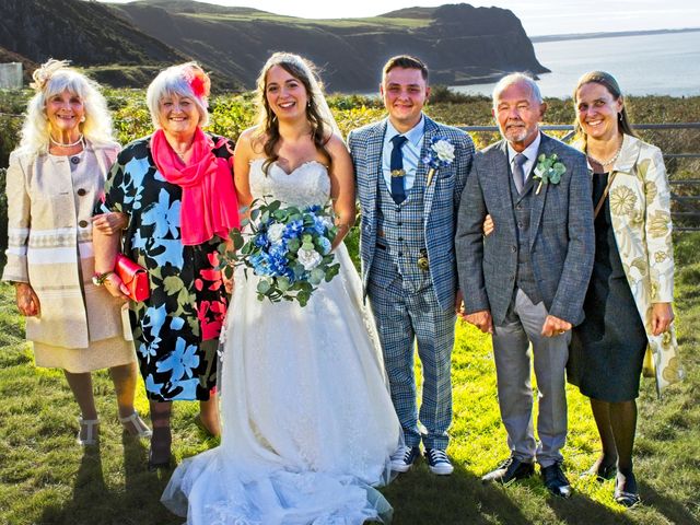 Joseph and Katie&apos;s Wedding in Caernarfon, Gwynedd 98