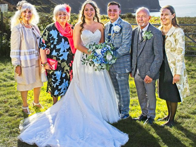 Joseph and Katie&apos;s Wedding in Caernarfon, Gwynedd 100