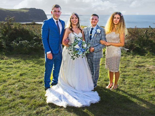 Joseph and Katie&apos;s Wedding in Caernarfon, Gwynedd 108