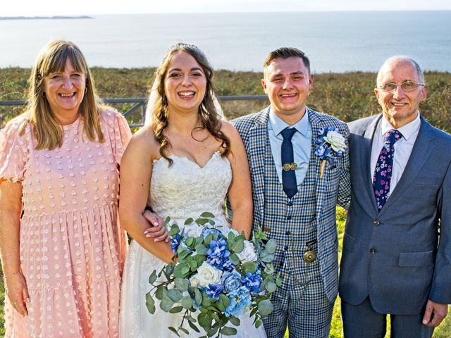 Joseph and Katie&apos;s Wedding in Caernarfon, Gwynedd 121