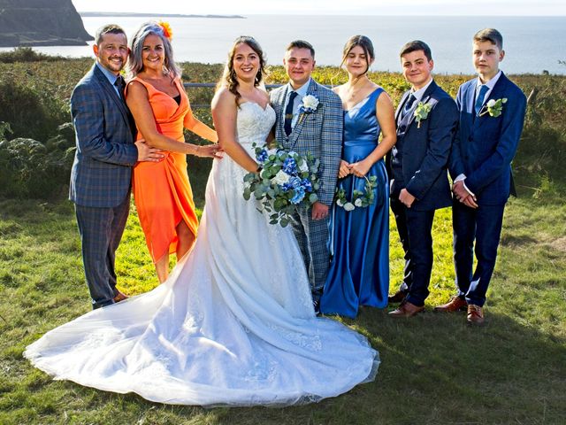 Joseph and Katie&apos;s Wedding in Caernarfon, Gwynedd 126