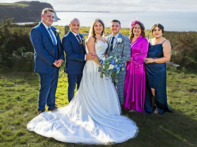 Joseph and Katie&apos;s Wedding in Caernarfon, Gwynedd 128