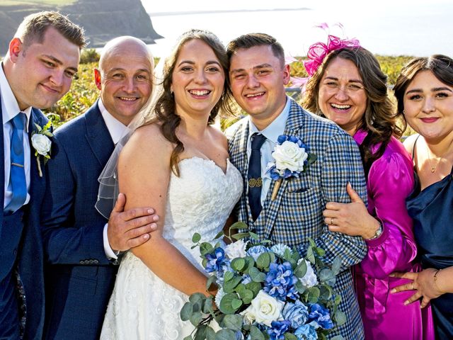 Joseph and Katie&apos;s Wedding in Caernarfon, Gwynedd 130