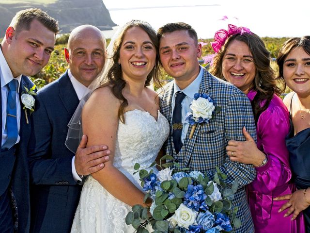 Joseph and Katie&apos;s Wedding in Caernarfon, Gwynedd 131