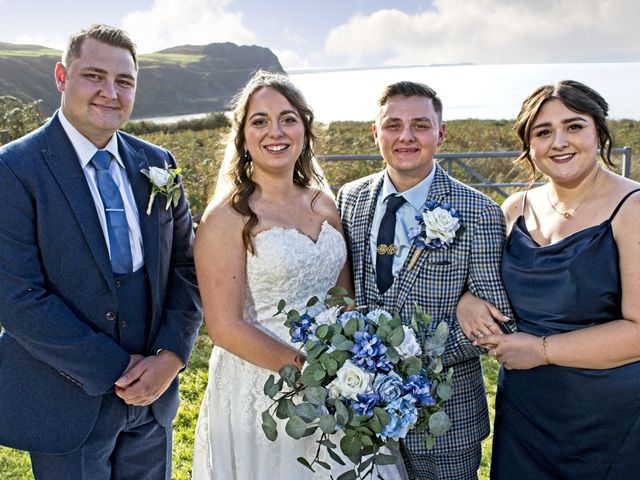 Joseph and Katie&apos;s Wedding in Caernarfon, Gwynedd 132