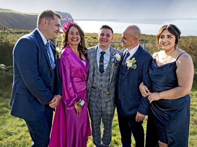 Joseph and Katie&apos;s Wedding in Caernarfon, Gwynedd 137