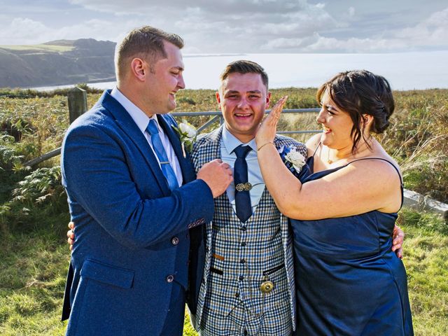 Joseph and Katie&apos;s Wedding in Caernarfon, Gwynedd 138