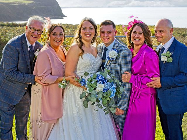 Joseph and Katie&apos;s Wedding in Caernarfon, Gwynedd 140