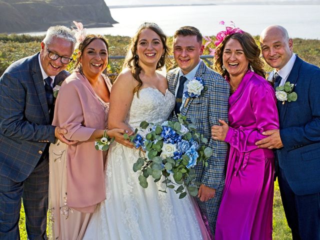 Joseph and Katie&apos;s Wedding in Caernarfon, Gwynedd 141