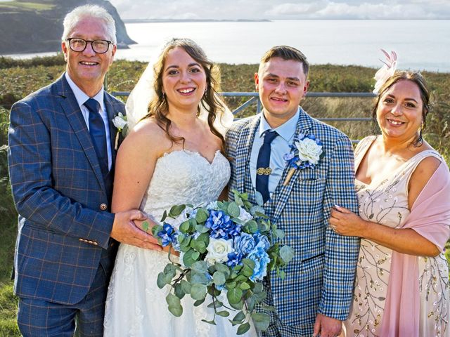 Joseph and Katie&apos;s Wedding in Caernarfon, Gwynedd 142