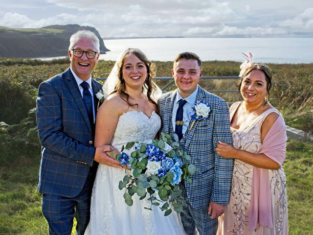 Joseph and Katie&apos;s Wedding in Caernarfon, Gwynedd 143