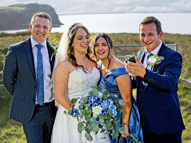 Joseph and Katie&apos;s Wedding in Caernarfon, Gwynedd 145